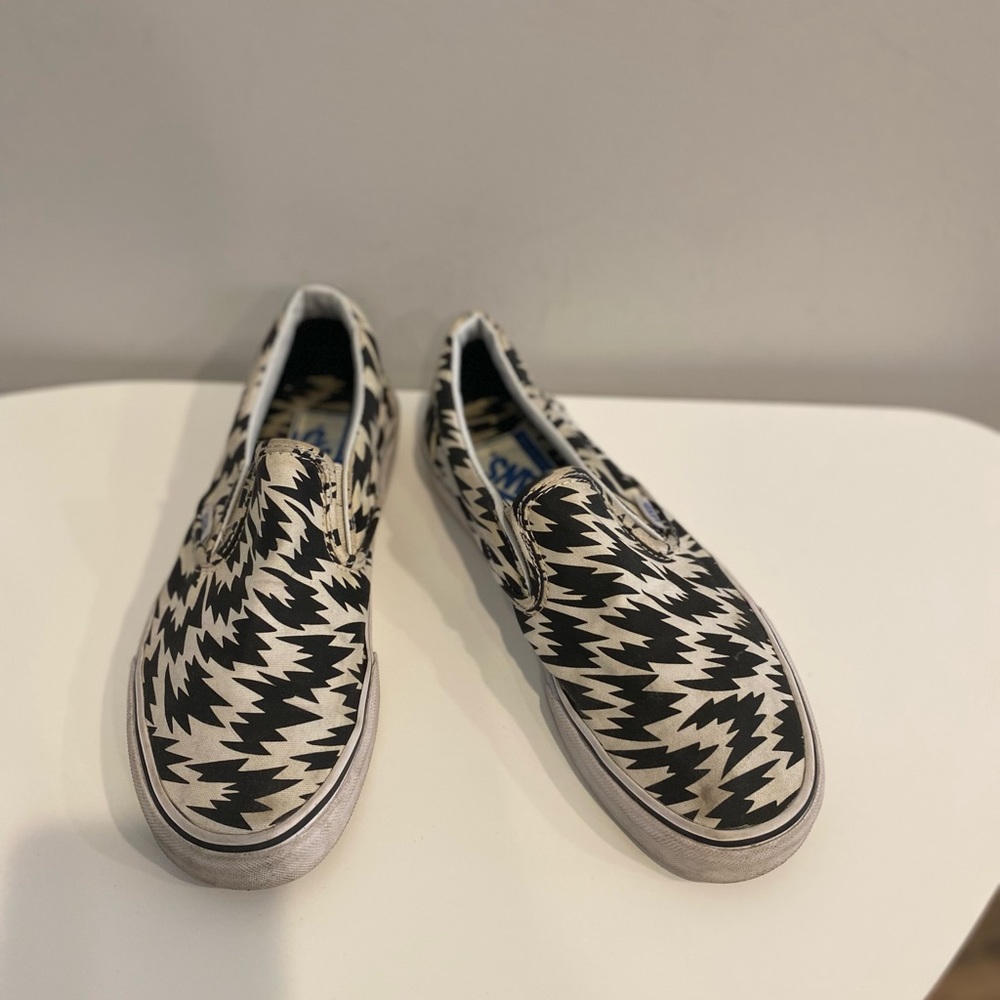 Rare Vans slip on sneakers designer Eley Kishimoto